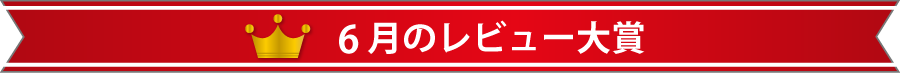 6月のレビュー大賞