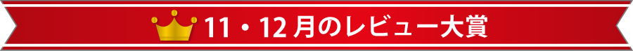 11・12月のレビュー大賞