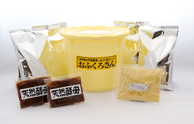 天然酵母のぬか漬けセット(樽あり)